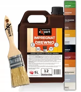 Impregnačná farba na drevo 5L s voskami, 12