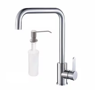Sada: kuchynská batéria Bona (LAVEO) + dávkovač LIBRA SATYNA 250 ml