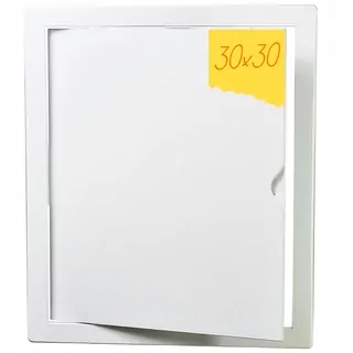 RECENZNÉ DVERE 30x30 300x300 BIELY PLAST 30 x 30 cm ABS