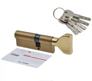 ISEO R6 vložka s KNOB G50X40 farebná mosadz
