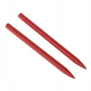 2 ks Paracord ihly so závitom Tip Shaft šijacie ihly červená