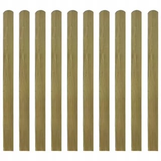 Impregnované ploty, 10ks. drevo, 120cm