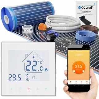 Infračervená vykurovacia fólia 80W/m² WiFi Set 1m²