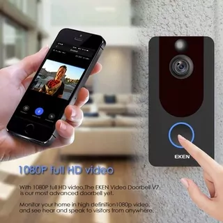 Inteligentná videokamera s WiFi zvončekom Vizuálny interkom Night Vision IP zvonček Bezdrôtové