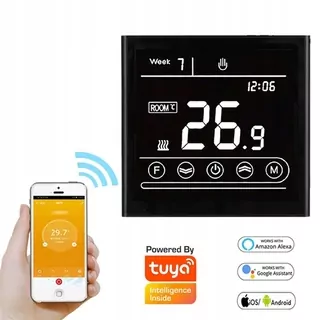 Nástenný termostat WiFi - TUYA Smart Life