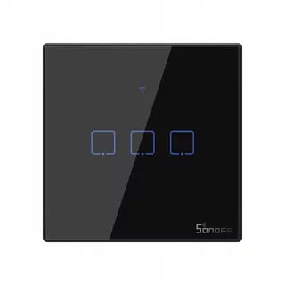 Sonoff T3EU3C-TX trojkanálový dotykový spínač svetelného spínače Wi-Fi 433 MHz RF (IM190314020)