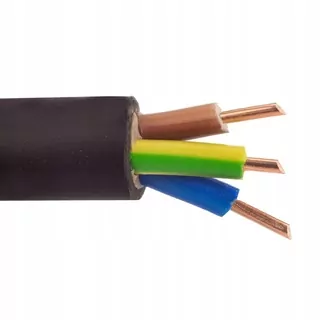 Kábel uzemňovací medený YKY 3X1 0,6/1KV 50m G-007539