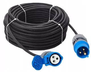 Predlžovací kábel - prívodný, kempingový adaptér, so zásuvkou a konektorom 16 A/3pin 230 V 25m.