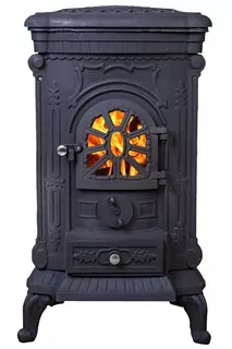 KAWMET P9 liatinový sporák (8 kW) 84 x 48 x 39 cm