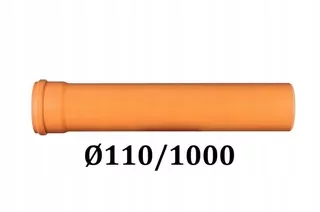 PVC RÚRA KANALIZÁCIA Ø110 KOLA 110/1000