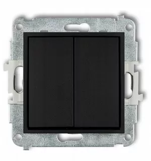 KARLIK MINI Vypínač sviečky čierny 12MWP-2