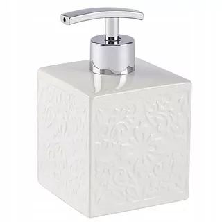 Wenko stojatý ručný dávkovač mydla 500 ml biely