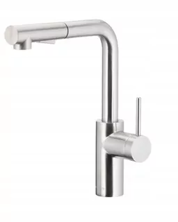 DUERO BASIC INOX kuchynská batéria s výsuvným výtokom