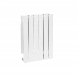 KFA 832 W biely hliníkový radiátor 480 x 570 x 90 mm - bočné pripojenie