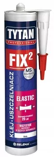 Lepidlo -  Montážny lepidlo FIX2 Elastic 290ml Biely Titanium Tyte