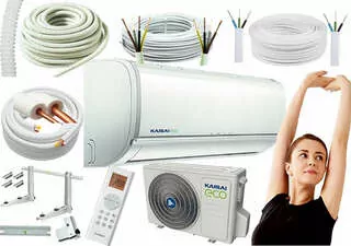 Klimatizácia Kaisai ECO 2,5 kW KEX-09KTG, komplet 3m