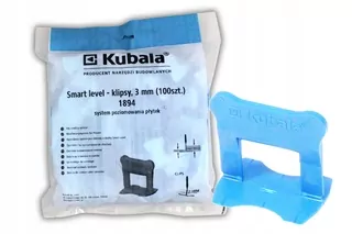 KUBALA 1894 Vyrovnávacie klipy 3mm 100ks