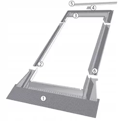 Strešné okno - COLLAR Strešné okno FAKRO EZV-P 94x140