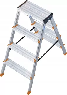 Krause rebrík 2,4 m hliníkový 1 x 4 do 150 kg