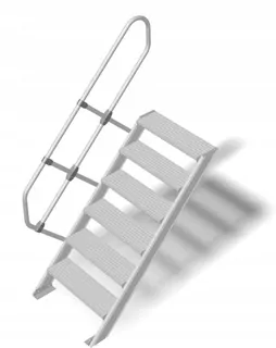 Krause hliník Schody, stupňa 60cm 1x6 | 1,29