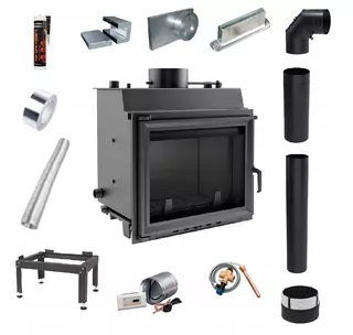 Krb s vodným plášťom Kratki Maja 8 kW, priemer 180 mm
