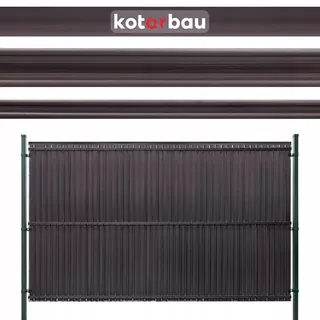 Ochranný kryt pre oplotenie panelov hnedá 152cm pásky