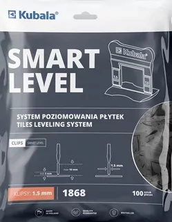 Množstvo potrebných klipov na M2 rôznych veľkostí dlaždíc