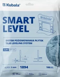 KUBALA 1894 Vyrovnávacie klipy 3 mm 100ks/op
