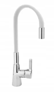 Drezová batéria s flexibilným výtokom - 'FLEXIBLE' WHITE