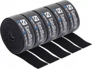 Velcro kábel 5-potom popruh, čierna