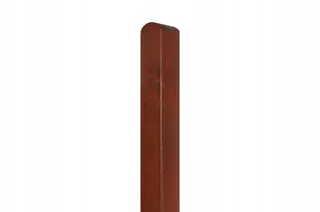 Hladký rohový panel 9 × 9 × 185 cm Teak
