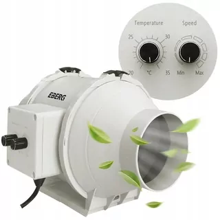Potrubný ventilátor EBERG EMAX GROW 125 EC 125 mm