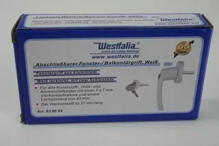 Kľučka na okno - Okenná kľučka s hradom Vestfálsko