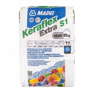 Lepidlo Mapei Keraflex Extra S1 sivé 25kg