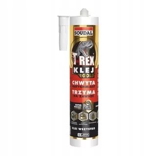 Lepidlo - GLUE SOUDAL T-REX GOLD 290 ml biele