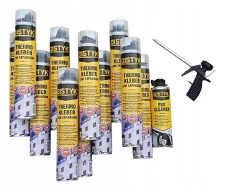 Lepidlo -  Styrrofoam Lepidlo 11ks SET + CLUST + GUN