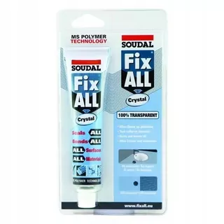 Lepidlo -  Soudal Fix All Crystal 80 ml