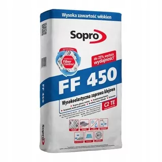 Vysoko elastické lepidlo Sopro FF450 22,5 kg