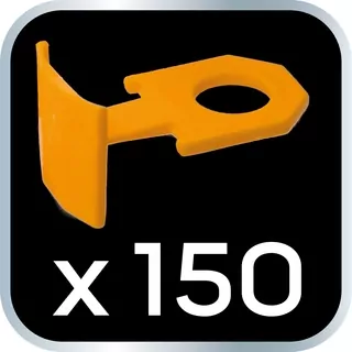 Klipy na vyrovnávanie dlaždíc 150 ks