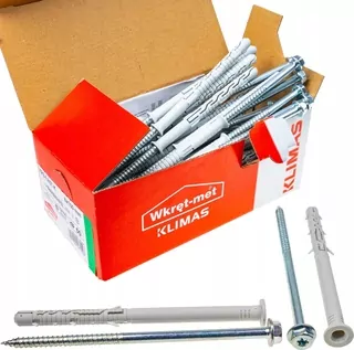 Rozperné čapy rámové 10 × 160 KLUCZ+TX torx 25ks
