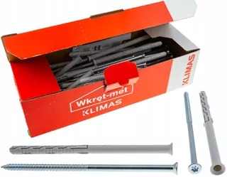 Skrutky, šróby - Rámové hmoždinky 8x140 CONE TX torx 50 ks