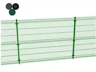 Kompletný panelový plot pozinkovaný + farba výška 153 cm – 1 meter bežný