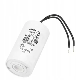 KONDENZÁTOR MOTOROVÝ PRACOVNÝ 35uF/450 V KONEKTORY MIFLEX Produkt Slovenčina