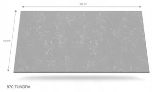 Konglomerát Quartz Sinter Tundra 320x160x3cm