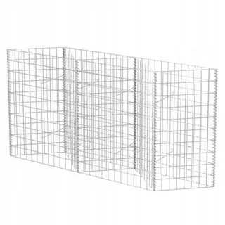 Gabiónový kôš, pozinkovaná oceľ, 120 × 30 × 100 cm