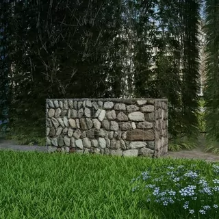 Gabiónový kôš pozinkovaný 100 × 50 × 50 cm vidaXL