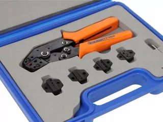 KRIMOVACÍ NÁSTROJ PRE NÁDRŽKY KONEKTOROV KÁBLOV 5v1