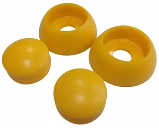 Kryt krytu skrutky dvojdielny M8 ŽLTY 50SZT