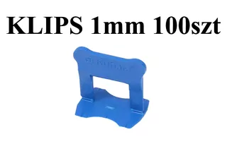 Systém vyrovnávania dlaždíc SMART LEVEL PRO KLIPS - FUGA 1 mm 100ks