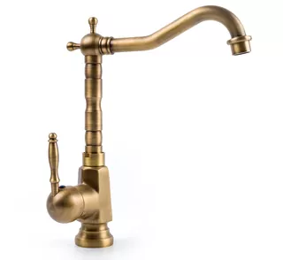 Kuchynská batéria v retro štýle staré zlato / mosadz